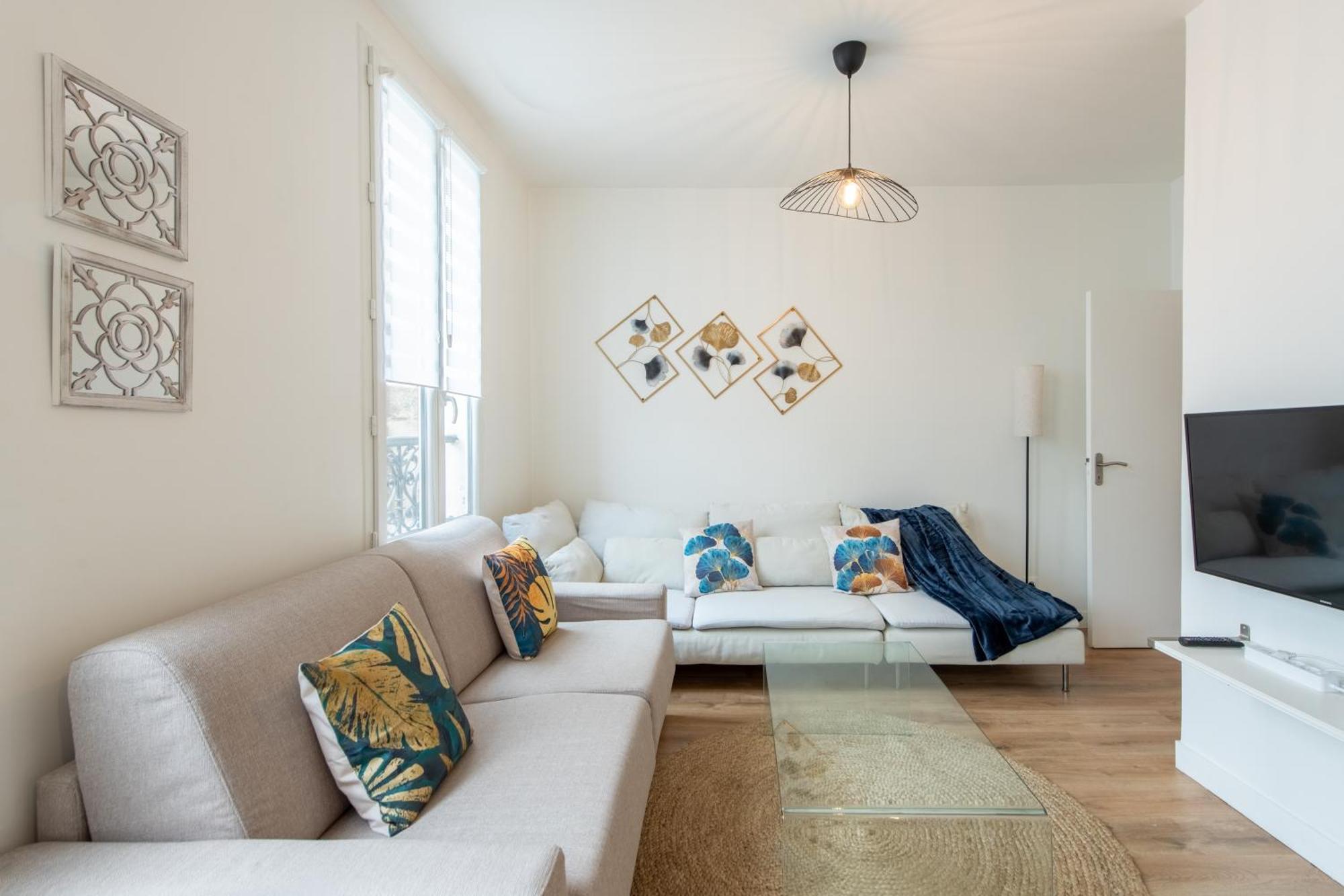 Spacious And Bright 2-Bedroom Large Apartment Very Close To Paris - Near Metro Boulogne-Billancourt Exterior photo