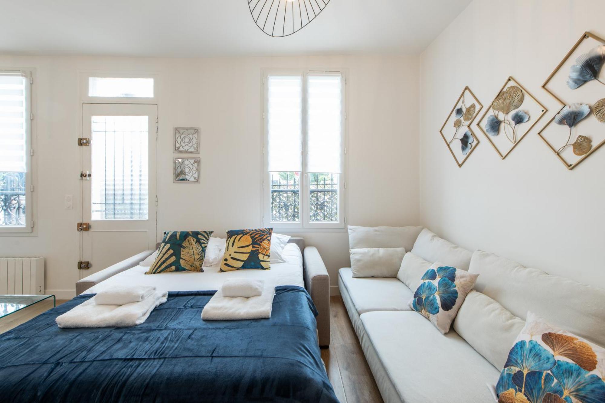 Spacious And Bright 2-Bedroom Large Apartment Very Close To Paris - Near Metro Boulogne-Billancourt Exterior photo